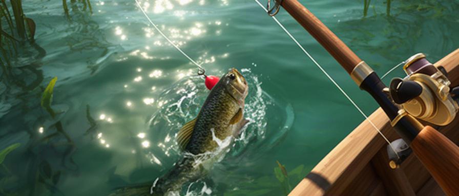 Tidal Tales gameplay interface showing line tension and drag controls during a fish fight
